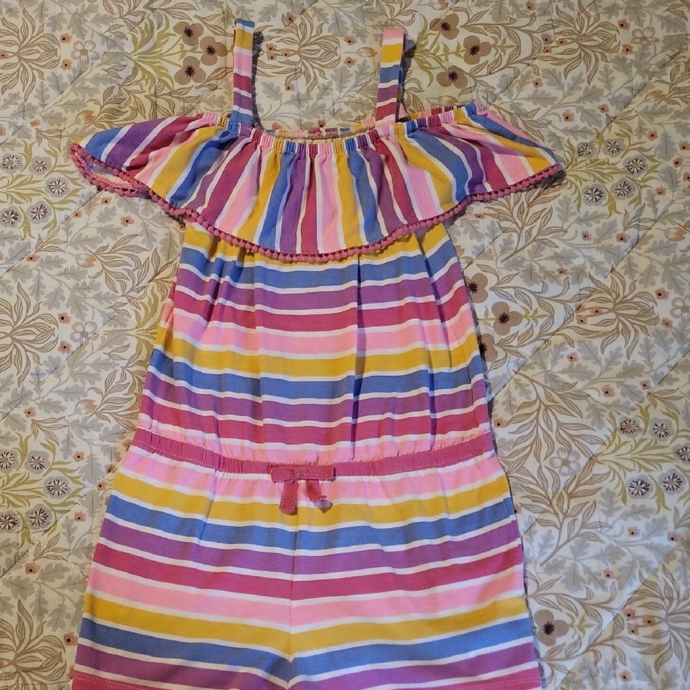 Tommy Bahama Multicolor Striped Romper Spring/Easter